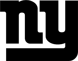 On the baseball was applied a 3d effect and the typography is arched at a normal angle. New York Giants Logo Black And Ahite New York Giants Logo 2019 Clipart Full Size Clipart 4168417 Pinclipart