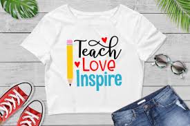 Download Teach Love Inspire Graphic By Vr Digital Design Creative Fabrica PSD Mockup Templates