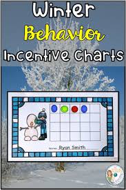 Incentive Charts With A Winter Theme I Love Tpt Behavior