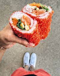 Sushi Burritos Wrapped In Hot Cheetos Are Here Cause Why Not Food Pretty Food Junk Food Snacks