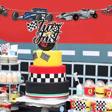 This cake, 'born' out of a pregnancy craving, worked out amazingly! Buy 71 Pcs Two Fast Birthday Decorations Racing Car Theme Party Supplies Set Monster Truck Cake Topper Cupcake Toppers Happy Birthday Banner And Checkered Balloons Online In Vietnam B08gbrywl6