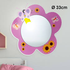 See more ideas about wooden mirror frame, wooden mirror, mirror frames. Wall Mirror Lamp Children Room Lighting Girl Flowers Design Lamp Pink Searchlight Eu0124pi Etc Shop Lamps Furniture Technology Household All From One Source Etc Shop