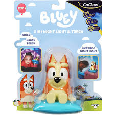 Bluey is an australian animated television series. Bluey Bingo Kids Bedside Night Light And Torch Buddy Big W