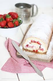 Rezepte Erdbeerrolle Lecker Erdbeeren