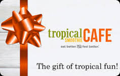 Today's best coupon is a tropical smoothie cafe gift cards from $5. Tropical Smoothie Cafe Gift Card Balance Check Giftcardgranny