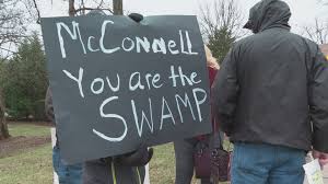 See actions taken by the people who manage and post content. Mitch Mcconnell Louisville Home Vandalized Overnight Khou Com