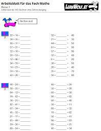 Rechnen 2 klasse volksschule zahlenraum 100. Ubungen Mathe Klasse 3 Kostenlos Zum Download Lernwolf At