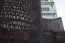 I cut with jigsaws, by hand, almost. This Cia Sculpture Comes With A Code That No One Can Crack
