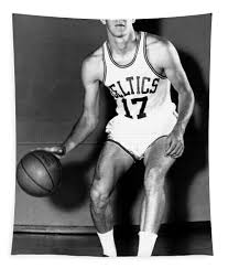 John Havlicek of the Boston Celtics 1960s Tapestry by Mountain Dreams