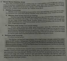 Ciri utama mobilitas sosial vertikal adalah. Lihat Di Sekitar Tetangga Kalian Contoh Mobilitas Sosial Vertikal Naik Mobilitas Sosial Vertikal Brainly Co Id