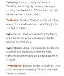 • slang (noun) the noun slang has 2 senses: Minovsky En Twitter The Webopedia Guide To Twitter Slang Is A Dated Goldmine Of Embarrassing Lingo This Platform Couldn T Outgrow Fast Enough Https T Co 5asumgvuce