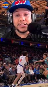 Josh Hart's got jokes when asked why the Knicks defense has improved the  last 3 games 🤣 "JB's not out there"