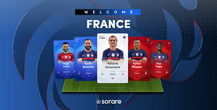 Frankreich fr. frankreich u21 frankreich u20 frankreich u20 (f) frankreich u19 frankreich u19 (f) frankreich u18 frankreich u17 frankreich u17 (f) frankreich u16 frankreich u16 (f) frankreich u23 (f) nationalteams. Die Ersten Sammelkarten Fur Nationalmannschaften Bei Sorare