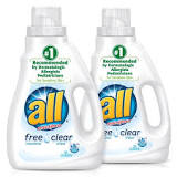 All Liquid Laundry Detergent, Free Clear for Sensitive Skin