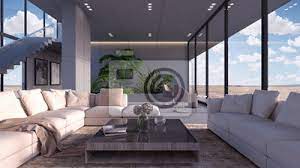 Collection by gail clark • last updated 3 days ago. Modern Living Room Interior Design 3d Render 3d Illustration Fototapete Fototapeten Eleganz Schmuck Breite Myloview De