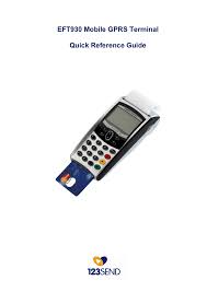 Eft930 Mobile Gprs Terminal Quick Reference Manualzz