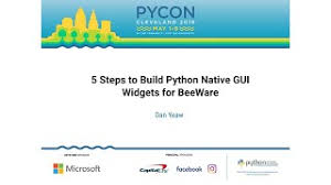 Kivy is alright for games, but it looks unprofessional for other apps and, last i checked, was still beeware is ambitious but again very much beta software at best (again last i checked, about a year ago). Pyvideo Org 5 Steps To Build Python Native Gui Widgets For Beeware