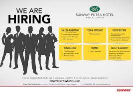 Check out our offers below & book a stay with us today! Job Vacancy In Hotel Malaysia