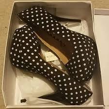 Black And White Polka Dot Heels Forever 21 Heels Heels Polka Dot Heels Shoes Women Heels