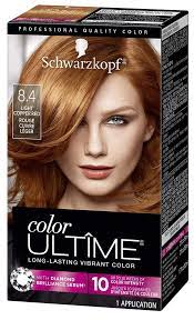Chromasilk copper (7.40 intense copper blonde) Amazon Com Schwarzkopf Color Ultime Permanent Hair Color Cream 8 4 Light Copper Red Beauty