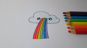 Escolha entre 280+ desenho de arco íris recursos gráficos e faça o download na forma de png, eps, ai ou psd. Como Desenhar Uma Nuvem Vomitando Arco Iris Youtube