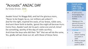 Orthodox poetry written by our great youth thankful for our soldiers service. Anzac Poems 8eng Youtube