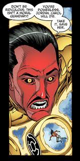 Green Lantern Hal Jordan joins the Yellow Side