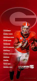 Download wallpapers georgia tech yellow jackets, glitter. 2019 Georgia Bulldogs Football Schedule Downloadable Wallpaper