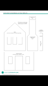 Martha Stewart Gingerbread House Template Plans Gingerbread House Template Gingerbread House Gingerbread House Template Printable