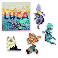 In an untraditional move, the movie premieres on disney plus on june 18 — but for. Luca Pin Set Limited Edition Shopdisney