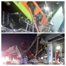 El acidente se reportó la noche del lunes en un tramo del puente elevado que une las estaciones olivos y después que la noche de este lunes 3 de mayo se desplomara un convoy del metro que. Hqnho1 Ngumdlm