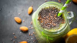 Add 1/4 cup (40 grams) of chia seeds to 4 cups (1 liter) of fruit juice and soak for 30 minutes to make a drink that's full of fiber and minerals. Chia Seeds Vs Flax Seeds Is One Healthier Than The Other