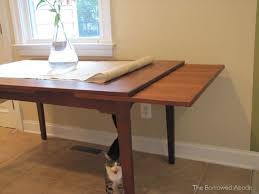 Our Long Awaited Mid Century Dining Table A Reader Question The Borrowed Abode Mid Century Dining Table Mid Century Dining Extension Dining Table