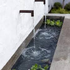 Backyard water fountain landscape ideas. Backyard Wall Water Fountains Design Ideas