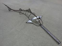 Welded Saw Fish Art By Wolfgang Scrap Metal Art Steel Art Metal Art Projects