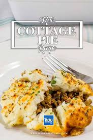 Best Keto Cottage Pie Recipe Creamy Cauliflower Top Hearty Beef Recipe Cottage Pie Cottage Pie Recipe Keto Recipes Easy