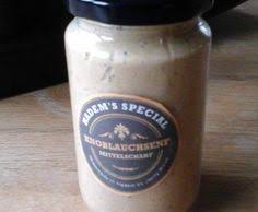 Knoblauchsenf Mittelscharf Rezept Senf Senf Selber Machen Senf Rezept