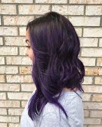 After your hair has dried, apply the purple hair color to your bleached sections of hair with the help of your tinted brush. 24 Purple Highlights Trending In 2021 To Show Your Colorist
