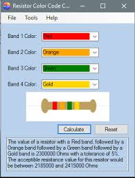 5 free software to decode resistor color codes