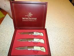 Due to high demand and our desire to serve as many customers as possible, we are currently limiting the quantity that each individual customer may order. Winchester Knife Set 2006 Limited Edition Knife Pheasant Fish Deer 475639352