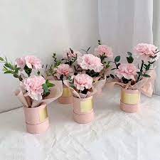 We are wholesaler but also manufacturer. New Paper Flower Arrangement Box With Lid Bucket Florist Bouquet Boxes Barrel Gift Packing For Valentine S Day Wedding Party Storage Boxes Bins Aliexpress
