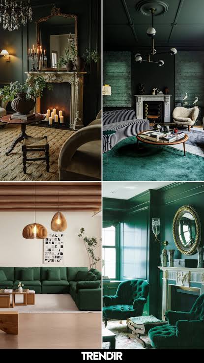 26 Dark Green Living Room Ideas No One Shares Because They Look Too Rich  for Trends