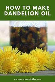 How To Make Dandelion Oil For Diy Natural Remedies Dandelion Uses Are Plenty From Dry Skin To Lip Balm To Sore Dandelion Oil Diy Natural Products Oil Benefits