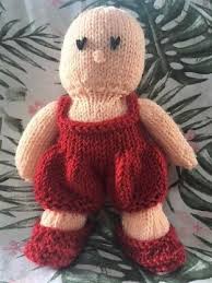 Romper Dungarees Knitting pattern by caroline watton