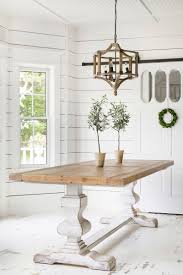 Hannah White Trestle Table Rustic Farmhouse Table Farmhouse Dining Table Farmhouse Table Decor