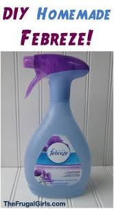 Diy Homemade Febreze Recipe The Frugal Girls Homemade Febreze Febreze Recipe Homemade Glass Cleaner