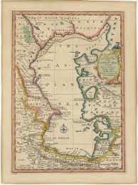 A new and accurate map of africa. Antique Map Of The Caspian Sea By Bowen 1747