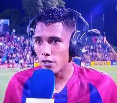 Fredy Vera fue la figura del partido de anoche, su velocidad fue vital para  los desbordes y llevarle a Guaraní hacia su área. Pt: (Los de Guaraní dicen  que el arbitraje ayudó
