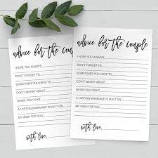 Wedding bridal shower dusty blue gray watercolor advice card. Advice For The Couple Cards Bridal Shower Advice Cards Etsy Bridal Shower Advice Bridal Advice Cards Bridal Shower Advice Cards