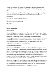 Hi, so i have written my own response to language paper 2 question 5 and can someone please mark it, i have an exam next week, can you tell me what grade my writing is and how i can improve it. Aqa English Language Paper 2 Section B Example Essay Responses 1 9 Spec Teaching Resources